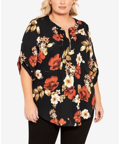 Plus Size Eastbrook Print Top Poppy $38.71 Tops