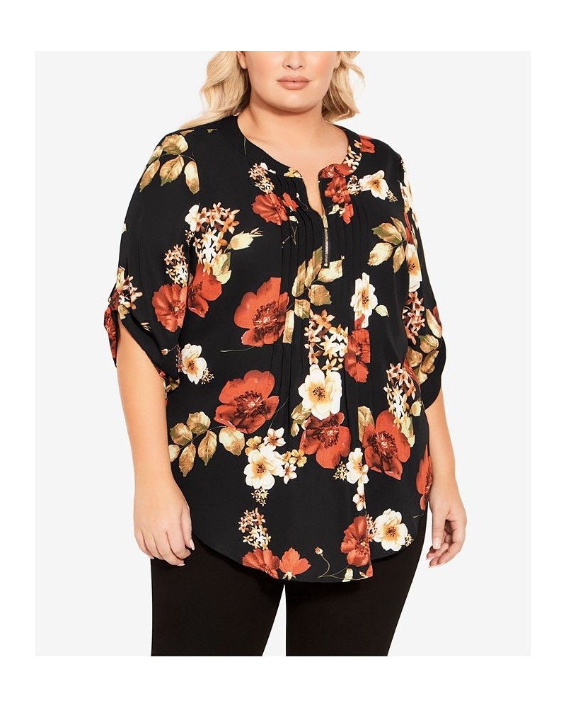 Plus Size Eastbrook Print Top Poppy $38.71 Tops