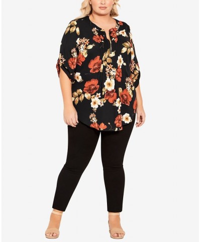 Plus Size Eastbrook Print Top Poppy $38.71 Tops