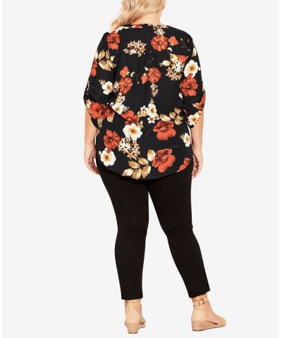 Plus Size Eastbrook Print Top Poppy $38.71 Tops