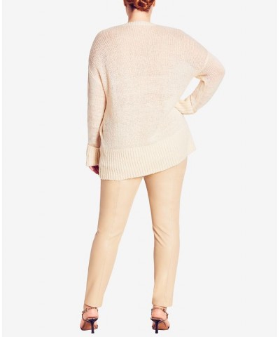 Trendy Plus Size Scarlett Jumper Sweater Stone $50.31 Sweaters