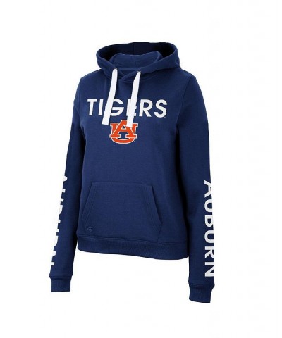 Women's Navy Auburn Tigers 3-Hit Pullover Sweatshirt Navy $35.99 Sweatshirts