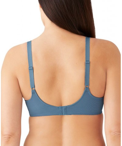 Visual Effects Minimizer Bra 857210 Up To I Cup Blue $32.80 Bras