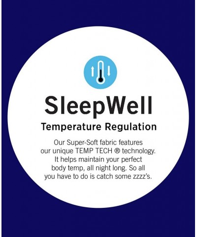 Womens Plus Size Sleepwell Printed Knit Capri Pajama Pant made with Temperature Regulating Technology Medieval $17.34 Sleepwear