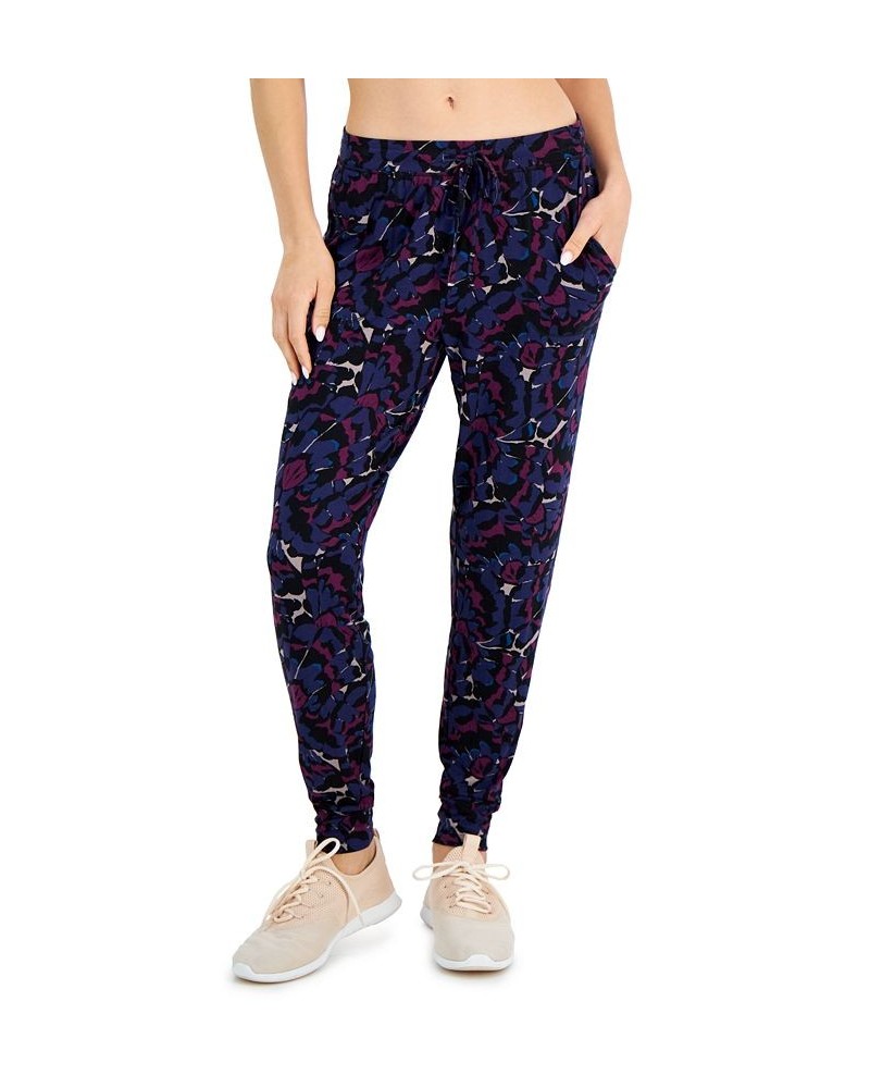 Women's Printed Jogger Pajama Pants Butterfly Wing $14.04 Sleepwear