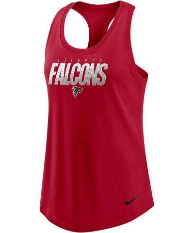 Women's Atlanta Falcons Light Impact Performance Racerback Tank Top Red $20.79 Tops