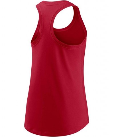 Women's Atlanta Falcons Light Impact Performance Racerback Tank Top Red $20.79 Tops