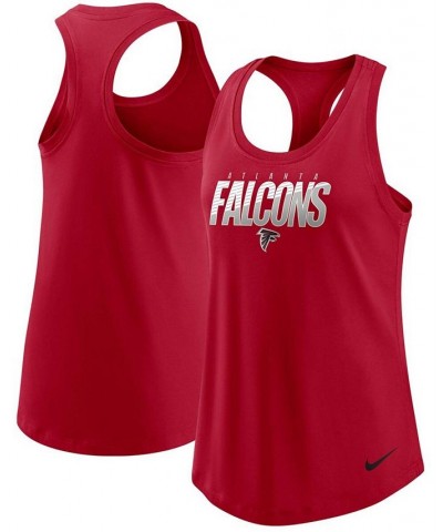 Women's Atlanta Falcons Light Impact Performance Racerback Tank Top Red $20.79 Tops