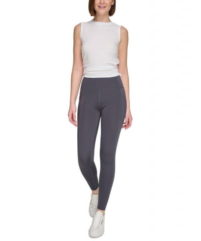 Women's Side-Pocket 7/8 Leggings Onyx $19.48 Pants