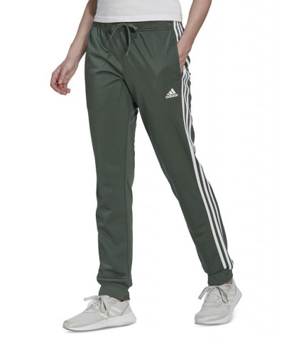 Women's Essentials Warm-Up Slim Tapered 3-Stripes Track Pants XS-4X Green Oxide, White $23.19 Pants