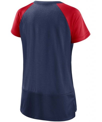 Women's Navy Minnesota Twins Team Colors Fashion Performance Tri-Blend Raglan T-shirt Navy $24.00 Tops