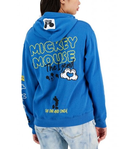 Juniors' Mickey Mouse Graphic Hoodie Blue $13.80 Tops