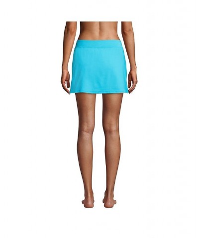 Women's Long Swim Skirt Swim Bottoms Turquoise $32.83 Swimsuits