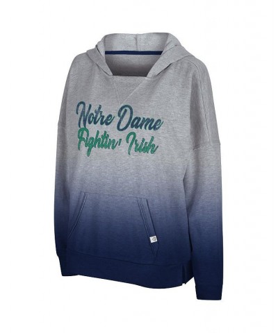 Women's Heathered Gray Notre Dame Fighting Irish On Wednesdays Dip-Dye Pullover Hoodie Heathered Gray $32.99 Sweatshirts