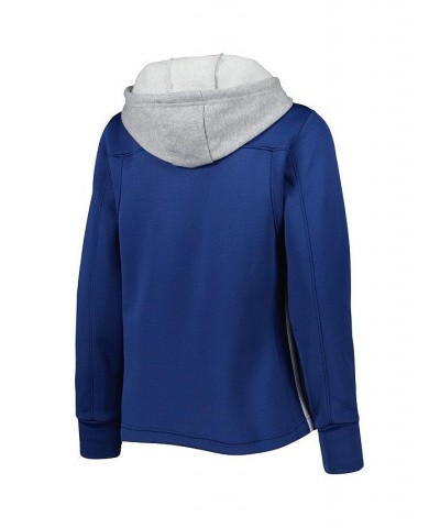 Women's Blue Tampa Bay Lightning Skate Lace Primeblue Team Pullover Hoodie Blue $45.10 Sweatshirts