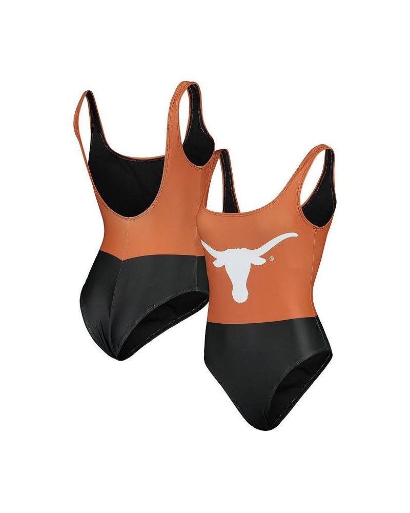 Women's Texas Orange Texas Longhorns One-Piece Bathing Suit Texas Orange $27.30 Swimsuits