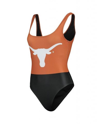 Women's Texas Orange Texas Longhorns One-Piece Bathing Suit Texas Orange $27.30 Swimsuits