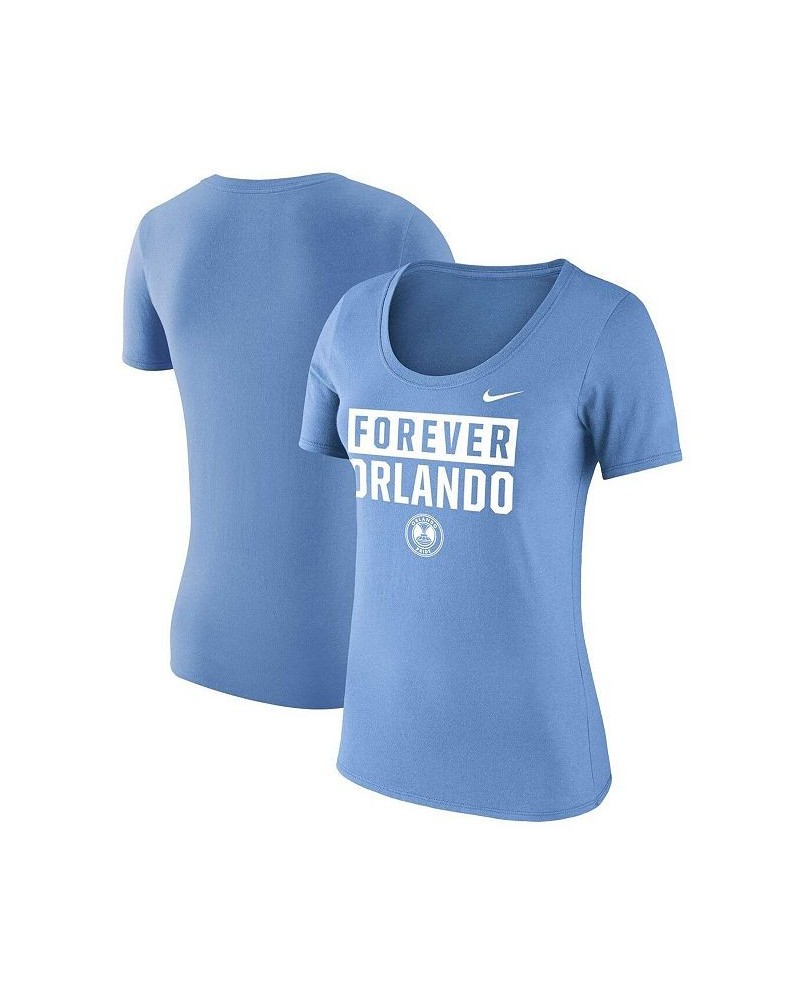 Women's Light Blue Orlando Pride Slogan T-shirt Light Blue $22.39 Tops