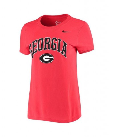 Women's Red Georgia Bulldogs Arch Performance T-shirt Red $22.25 Tops