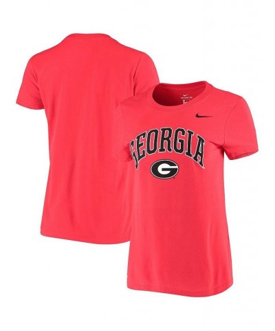 Women's Red Georgia Bulldogs Arch Performance T-shirt Red $22.25 Tops