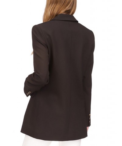 Women's Two-Button Mensy Blazer Black $43.50 Jackets