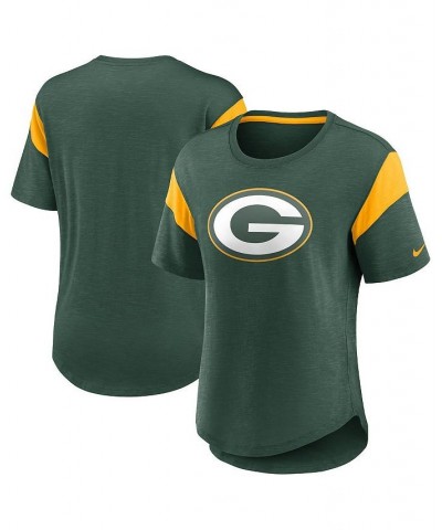 Women's Heather Green Green Bay Packers Primary Logo Fashion Top Heather Green $24.50 Tops