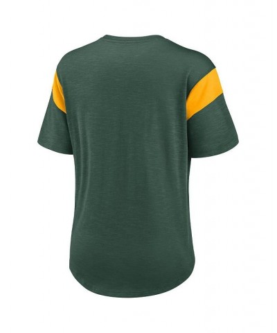 Women's Heather Green Green Bay Packers Primary Logo Fashion Top Heather Green $24.50 Tops