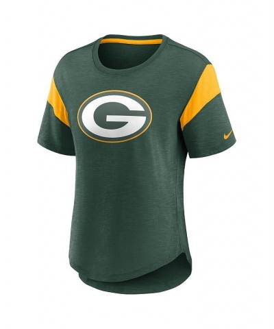 Women's Heather Green Green Bay Packers Primary Logo Fashion Top Heather Green $24.50 Tops