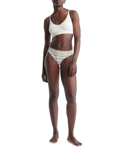 Women's Invisibles Thong Underwear D3428 White $9.88 Panty