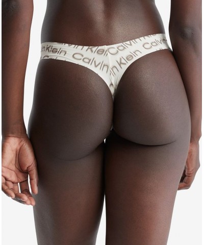 Women's Invisibles Thong Underwear D3428 White $9.88 Panty