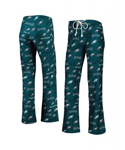 Women's Midnight Green Philadelphia Eagles Breakthrough Knit Pants Green $25.19 Pajama