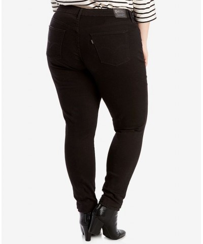 Trendy Plus Size 711 Skinny Jeans Black Peony $36.39 Jeans