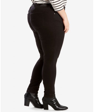 Trendy Plus Size 711 Skinny Jeans Black Peony $36.39 Jeans