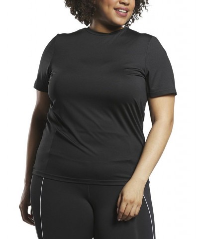 Plus Size Identity Training Speedwick T-Shirt Black $13.44 Tops