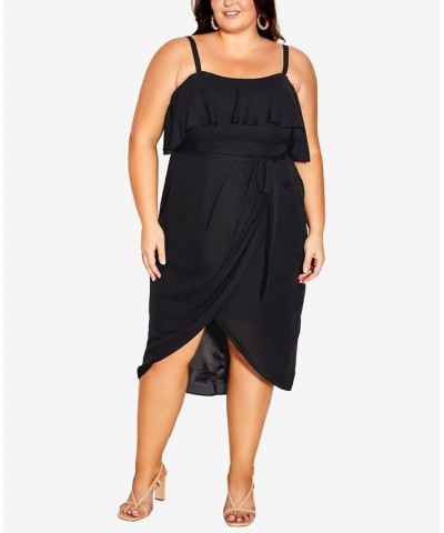 Trendy Plus Size Astonish Dress Black $67.60 Dresses