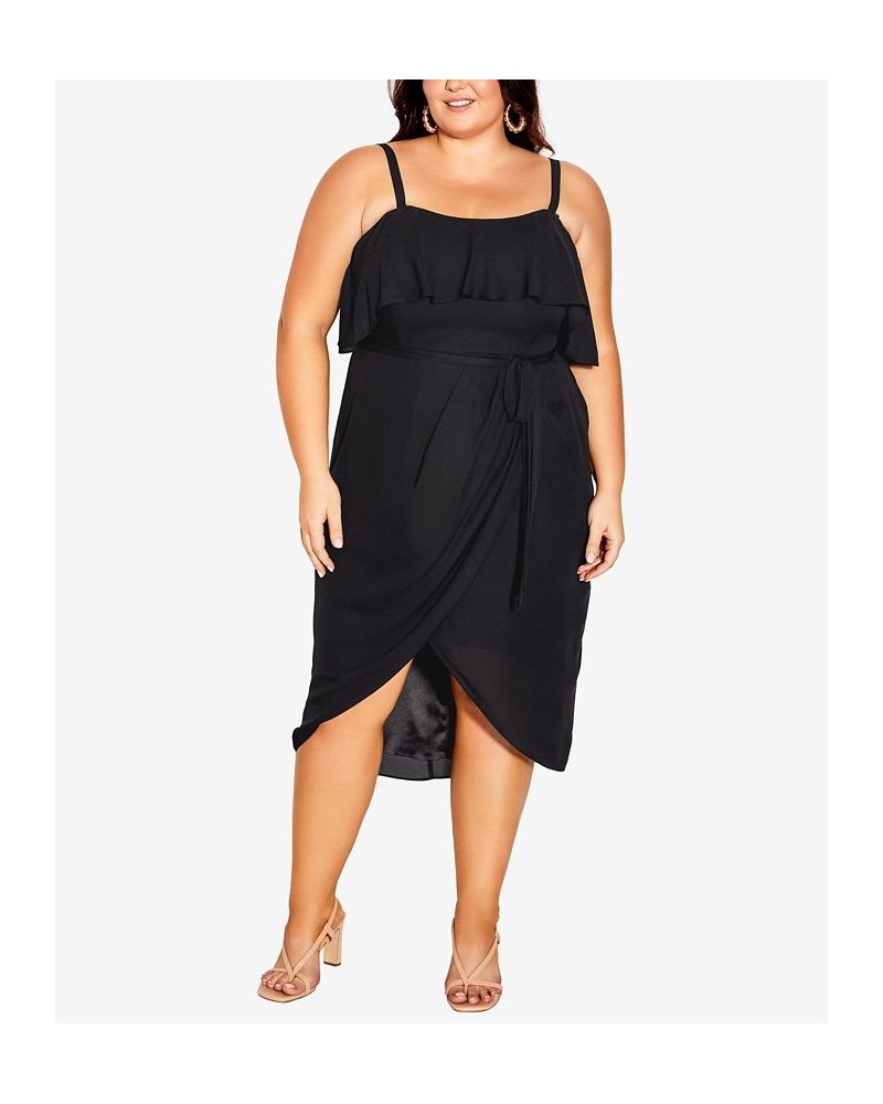 Trendy Plus Size Astonish Dress Black $67.60 Dresses