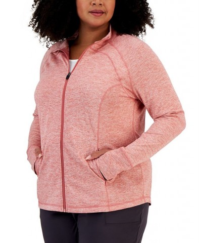 Women's Plus Essentials Performance Zip Jacket Lip Gloss $14.74 Jackets