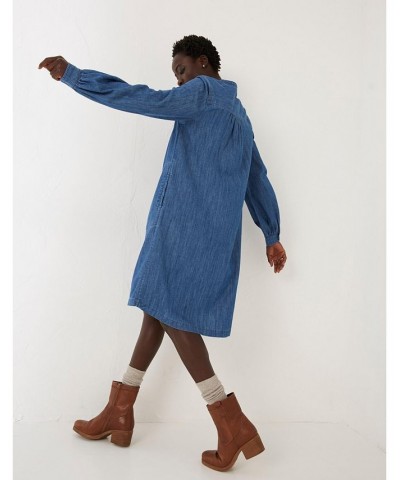 Liss Denim Dress - Women's Denim Blue $33.13 Dresses