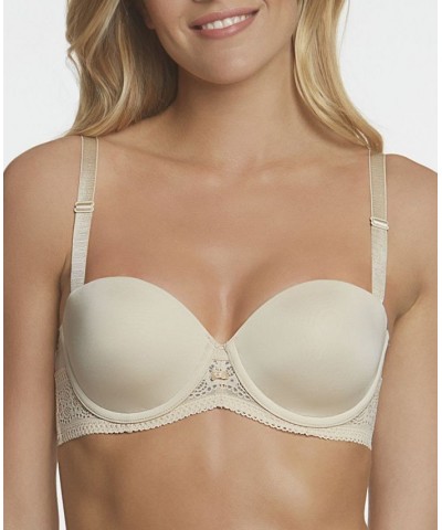 Women's Tessa Lace Strapless Convertible Bra Tan/Beige $36.19 Bras