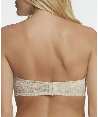 Women's Tessa Lace Strapless Convertible Bra Tan/Beige $36.19 Bras