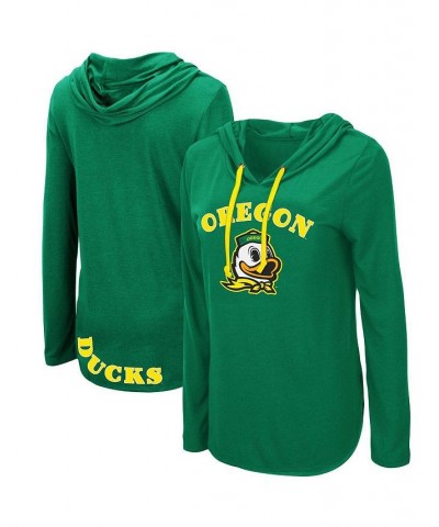 Women's Green Oregon Ducks My Lover Hoodie Long Sleeve T-shirt Green $20.70 Tops