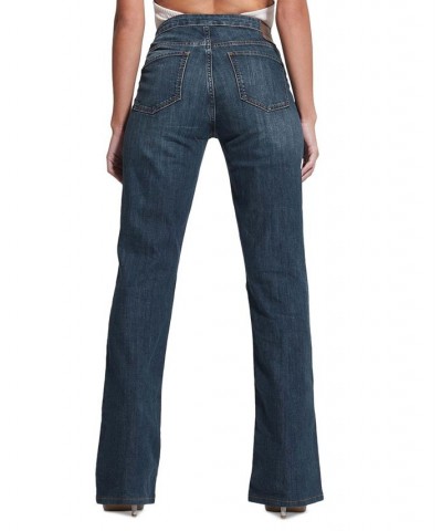 Women's Harlow Lace-Up Flare Jeans Lost Palms $40.83 Jeans