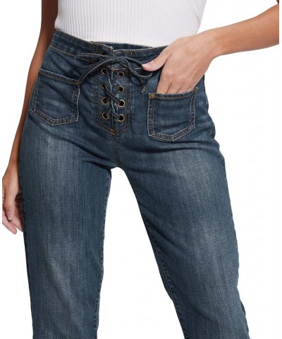 Women's Harlow Lace-Up Flare Jeans Lost Palms $40.83 Jeans