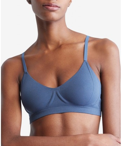 Bonded Flex Lightly Lined Bralette QF6610 Blue $22.77 Bras