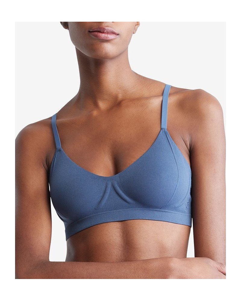 Bonded Flex Lightly Lined Bralette QF6610 Blue $22.77 Bras