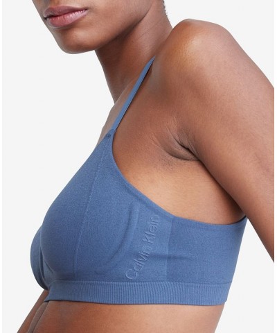 Bonded Flex Lightly Lined Bralette QF6610 Blue $22.77 Bras