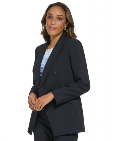 Women's Double-Breasted Blazer Navy $47.16 Jackets