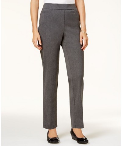 Classics Allure Pull-On Slim-Leg Pants Gray $26.68 Pants