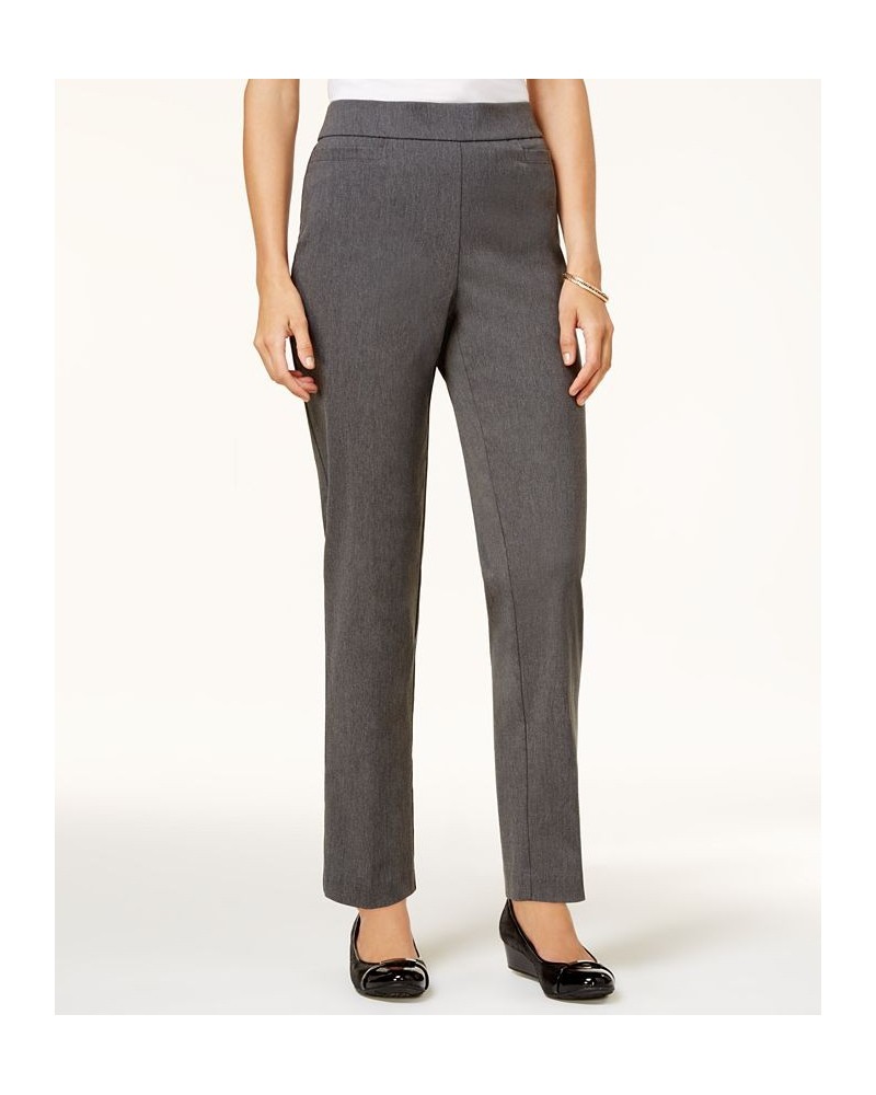 Classics Allure Pull-On Slim-Leg Pants Gray $26.68 Pants