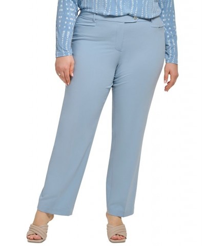 Plus Size Lux Modern-Fit Straight-Leg Pants Dusk $26.55 Pants